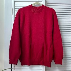 Vintage L.L.Bean Red Wool Sweater